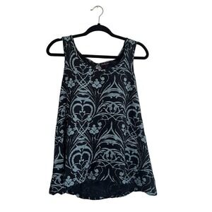 Fresh Produce Cotton Swing Tank Black Size Small